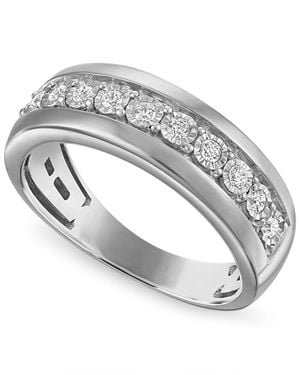 Macy's Diamond Wedding Band (1/4 Ct. T.w. - Metallic