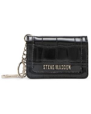 Steve Madden Bjem-b Bifold Card Case Wallet - Black