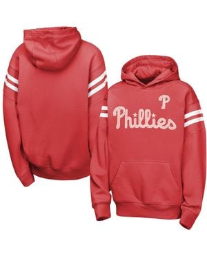 Outerstuff Big Boys And Girls Philadelphia Phillies Welcome Team Hoodie - Red