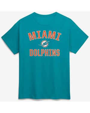 LOGO ATHLETIC Miami Dolphins Cotton Victory Arch T-shirt - Blue