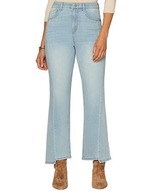 Democracy Ab Solution Kick Flare Leg Jeans - Blue