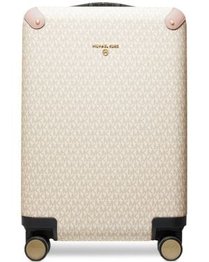Michael Kors Michael Small Logo Hardcase Carry-on Bag - Natural