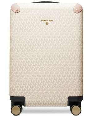 Michael Kors Michael Small Logo Hardcase Carry-on Bag - Natural