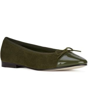 Jeffrey Campbell Arabesque Cap-toe Ballet Flats - Green