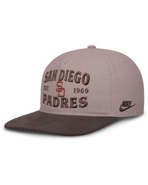 Nike Light Brown/brown San Diego Padres Cooperstown Pro 5-panel Adjustable Hat