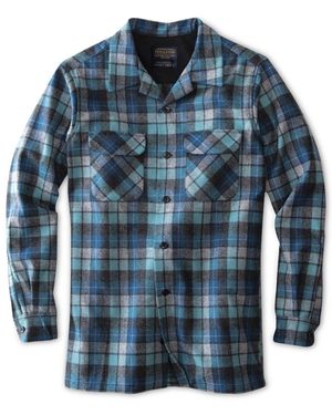 Pendleton Original Board Plaid Shirt - Blue