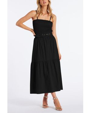 Bishop + Young Bishop + Young Bishop + Young Stella Smock Tiered Dress - Black