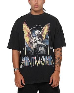 Saint Morta Divinity Forever Boxy T-shirt - Black