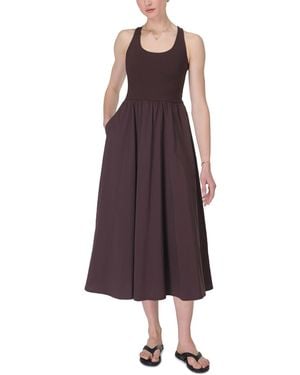 Sweaty Betty Explorer Ribbed Racerback Dress - Purple