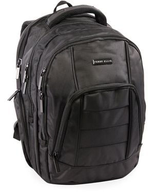 Perry Ellis 200 Laptop Backpack - Gray