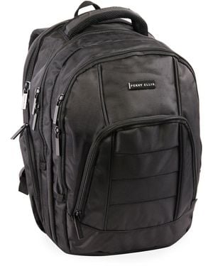 Perry Ellis 200 Laptop Backpack - Gray