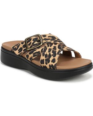 Vionic Starla Slide Sandals - Brown