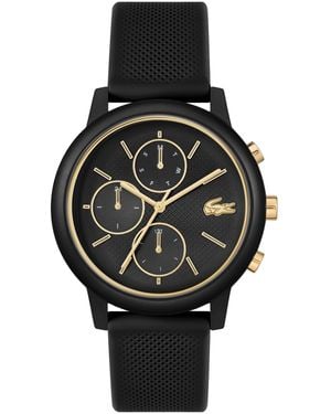 Lacoste Silicone Strap Watch - Black