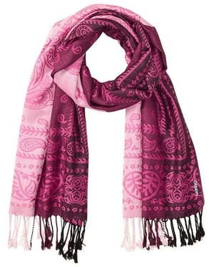 Olsen Paisley & Floral Scarf - Black