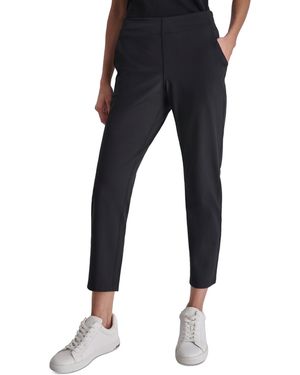 DKNY Sport Balance Compression Ankle Pants - Black
