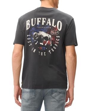 Buffalo David Bitton Buffalo Graphic Short-sleeve T-shirt - Gray