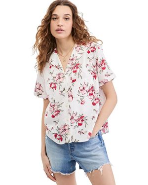Levi's Levis Bennie Short Sleeve Camp Shirt - White