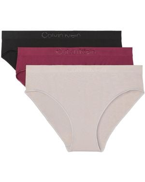 Calvin Klein Bonded Flex 3-pack Bikini - Pink