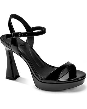 DKNY Cherish Platform Dress Sandals - Black