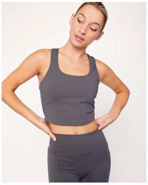 Rebody Active Juno Cloudlux Longline Bra - Gray
