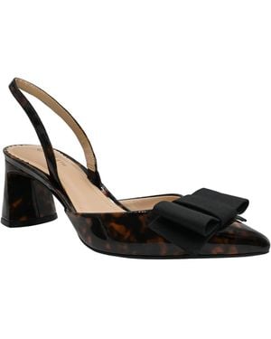 On 34th Briie Halter Slingback Pumps - Black