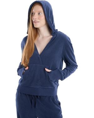 Wilt Wilt Kangaroo Pocket Hoodie - Blue