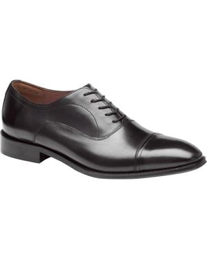 Johnston & Murphy Anderson Cap-toe Dress Shoes - Black