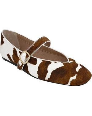 INC International Concepts Lannettee Mary Jane Flats - Brown