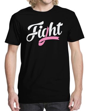 Buzz Shirts Ribbon Fight Graphic T-shirt - Black