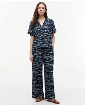 Tommy Hilfiger Printed Pull-on Pants - Blue