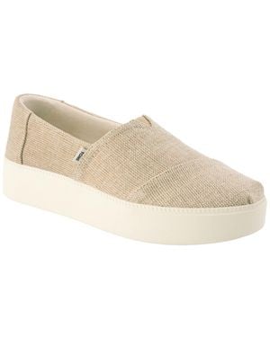 TOMS Asher Platform Slip-on Sneakers - Natural