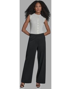 BCBGMAXAZRIA Wide Leg Pants - Gray
