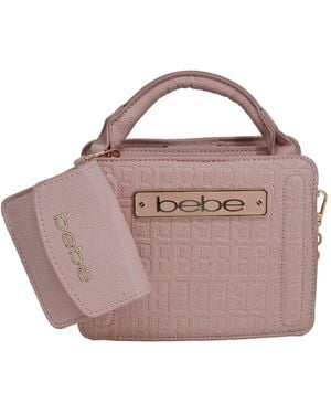 Bebe Thea Mini Satchel Bag - Pink