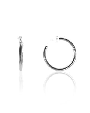 OMA THE LABEL Liv 2" Medium Hoops - Metallic