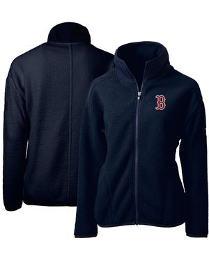 Cutter & Buck Boston Red Sox Cascade Eco Sherpa Fleece Full-zip Jacket - Blue