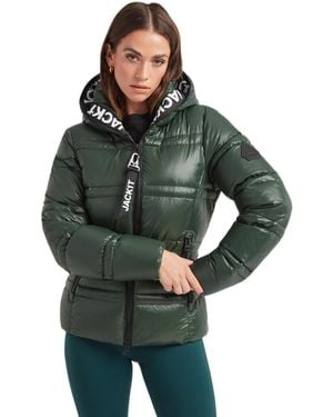 Jacket R4d Tramline Racer Hooded Puffer Jacket - Green