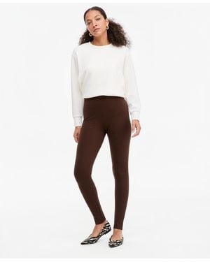 INC International Concepts High-rise Ponte-knit leggings - White