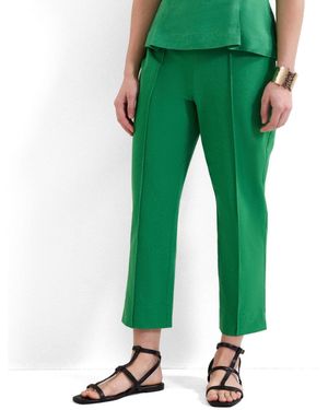 Phase Eight Miah Tailored Cropped Pants - Green