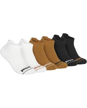 Timberland 6-pack Millboro No Show Socks - White