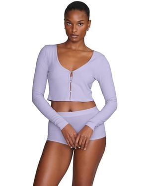 CUUP The Cropped Cardigan - White