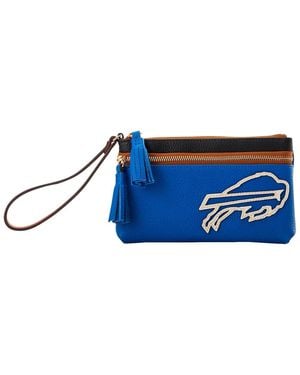 Dooney & Bourke Buffalo Bills Infield Double-zip Wristlet - Blue