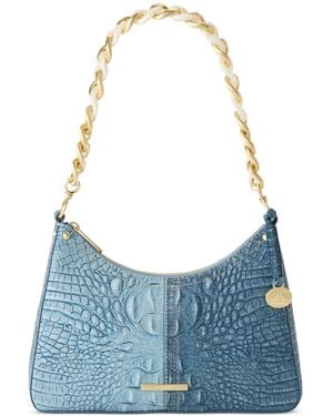 Brahmin Mod Esme Secour Medium Leather Shoulder Bag - Blue