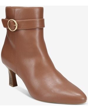 Style & Co. Macy's Belt Almond Toe Booties - Brown