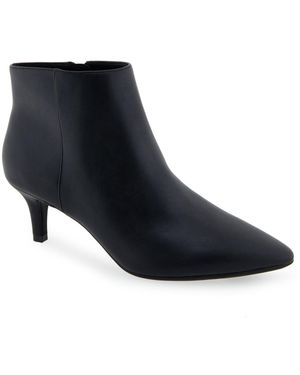 Aerosoles Edith Ankle Mid Heel Booties - Black
