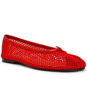 Steve Madden Calico Split-toe Ballet Flats - Red