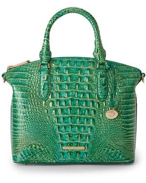 Brahmin Duxbury Leather Satchel Bag - Green