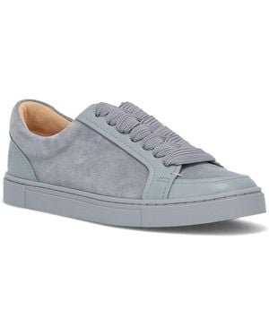 Frye Ivy Court Low Lace Up Leather Sneakers - Gray