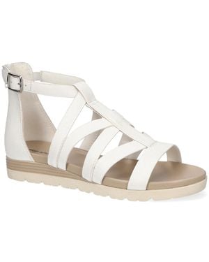 Easy Street Vila Wedge Sandals - Metallic