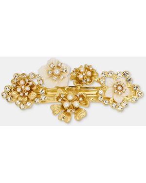 Lonna & Lilly Flower Hair Barrette - Metallic
