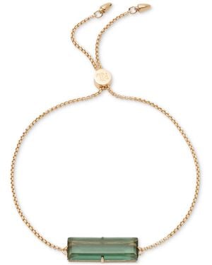 Ralph Lauren Baguette Erinite Slider Bracelet - Metallic